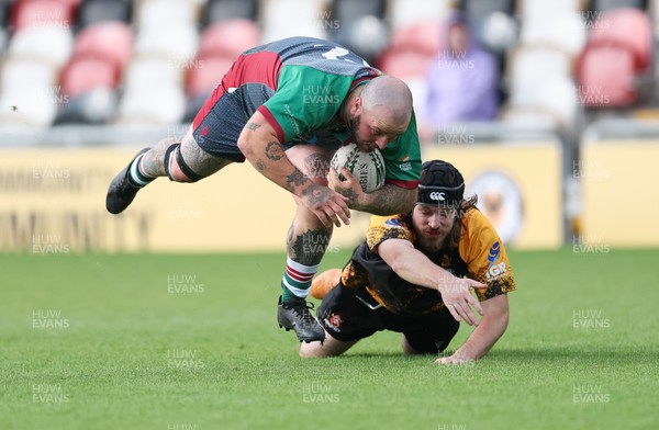 220525 - Wrexham Rhinos v Combined Swansea Vikings and Cardiff Lions team, International Gay Rugby match - Wrexham Rhinos and Swansea Vikings and Cardiff Lions Combined compete at Rodney Parade