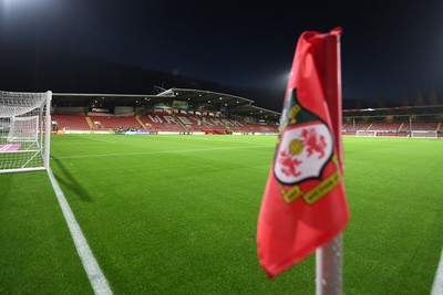 281025 - Wrexham v Cardiff City - Carabao Cup Round 4 - A general view of the Stok Car Ras ground ahead of the match