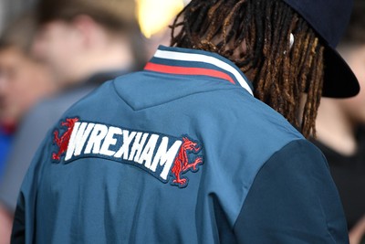 281025 - Wrexham v Cardiff City - Carabao Cup Round 4 - Wrexham logo