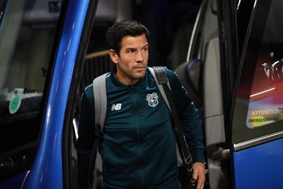 281025 - Wrexham v Cardiff City - Carabao Cup Round 4 - Brian Barry-Murphy, Cardiff City Manager arrives at the stadium