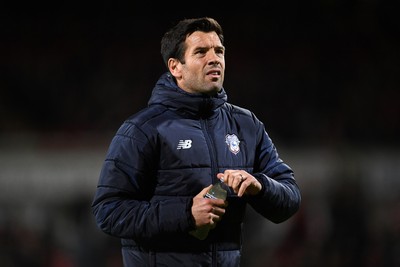 281025 - Wrexham v Cardiff City - Carabao Cup Round 4 - Brian Barry-Murphy, Cardiff City Manager