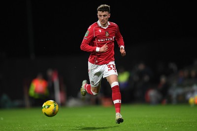 281025 - Wrexham v Cardiff City - Carabao Cup Round 4 - Nathan Broadhead of Wrexham