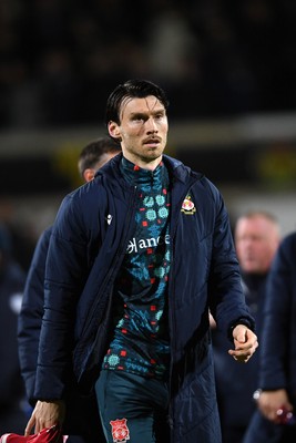 281025 - Wrexham v Cardiff City - Carabao Cup Round 4 - Kieffer Moore of Wrexham