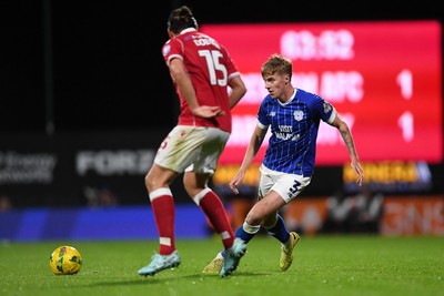 281025 - Wrexham v Cardiff City - Carabao Cup Round 4 - Joel Bagan of Cardiff City