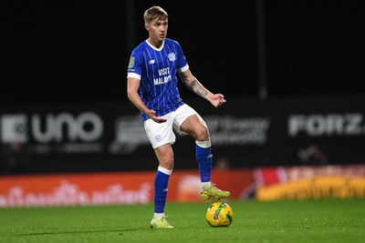 281025 - Wrexham v Cardiff City - Carabao Cup Round 4 - Joel Bagan of Cardiff City