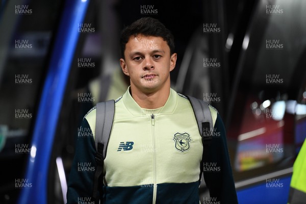 281025 - Wrexham v Cardiff City - Carabao Cup Round 4 - Perry NG of Cardiff City arrives at the stadium