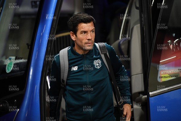 281025 - Wrexham v Cardiff City - Carabao Cup Round 4 - Brian Barry-Murphy, Cardiff City Manager arrives at the stadium
