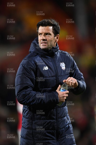 281025 - Wrexham v Cardiff City - Carabao Cup Round 4 - Brian Barry-Murphy, Cardiff City Manager