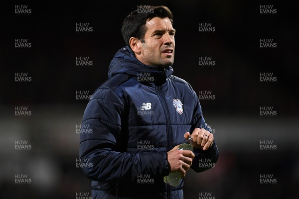 281025 - Wrexham v Cardiff City - Carabao Cup Round 4 - Brian Barry-Murphy, Cardiff City Manager