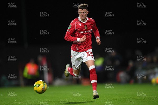 281025 - Wrexham v Cardiff City - Carabao Cup Round 4 - Nathan Broadhead of Wrexham
