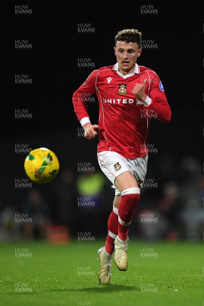 281025 - Wrexham v Cardiff City - Carabao Cup Round 4 - Nathan Broadhead of Wrexham