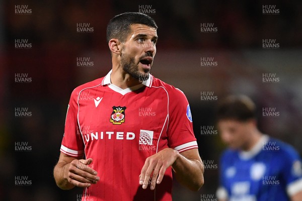 281025 - Wrexham v Cardiff City - Carabao Cup Round 4 - Conor Coady of Wrexham