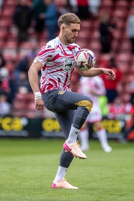 260425 - Wrexham v Charlton Athletic - Sky Bet League 1 -  Sam Smith of Wrexham AFC ahead of kick off