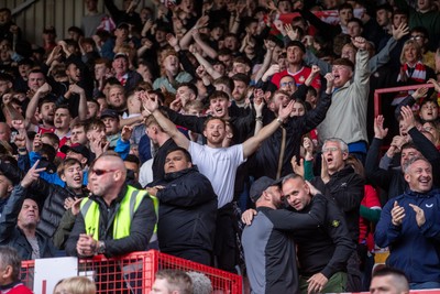 260425 - Wrexham v Charlton Athletic - Sky Bet League 1 - Wrexham fans ahead of kick off