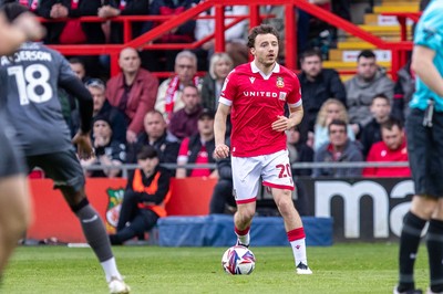 260425 - Wrexham v Charlton Athletic - Sky Bet League 1 - Oliver Rathbone of Wrexham AFC