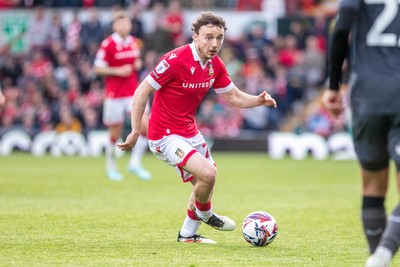 260425 - Wrexham v Charlton Athletic - Sky Bet League 1 - Oliver Rathbone of Wrexham AFC