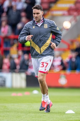 260425 - Wrexham v Charlton Athletic - Sky Bet League 1 - Matty James of Wrexham AFC ahead of kick off