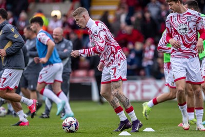 260425 - Wrexham v Charlton Athletic - Sky Bet League 1 - James McClean of Wrexham AFC ahead of kick off