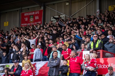 260425 - Wrexham v Charlton Athletic - Sky Bet League 1 - Wrexham fans ahead of kick off