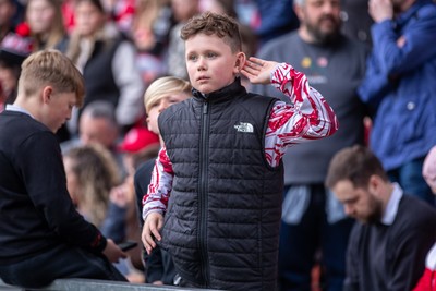 260425 - Wrexham v Charlton Athletic - Sky Bet League 1 - Wrexham fans ahead of kick off
