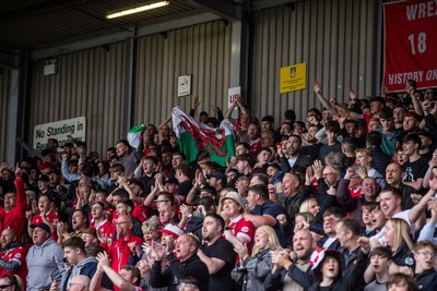 260425 - Wrexham v Charlton Athletic - Sky Bet League 1 - Wrexham fans ahead of kick off