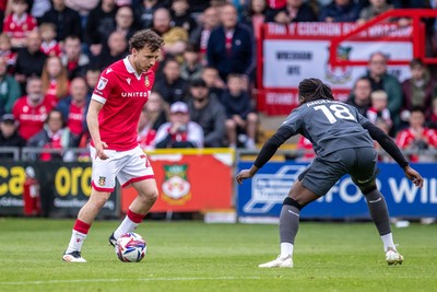 260425 - Wrexham v Charlton Athletic - Sky Bet League 1 - Oliver Rathbone of Wrexham AFC