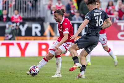 260425 - Wrexham v Charlton Athletic - Sky Bet League 1 - Jay Rodriguez of Wrexham AFC