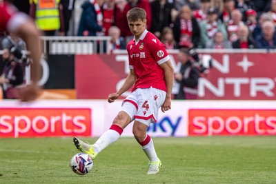 260425 - Wrexham v Charlton Athletic - Sky Bet League 1 - Max Cleworth of Wrexham AFC