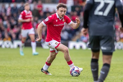 260425 - Wrexham v Charlton Athletic - Sky Bet League 1 - Oliver Rathbone of Wrexham AFC