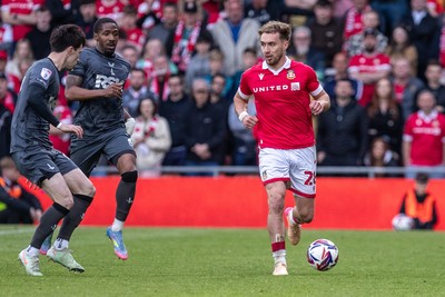 260425 - Wrexham v Charlton Athletic - Sky Bet League 1 - Sam Smith of Wrexham AFC on the ball