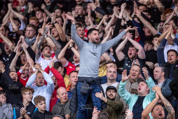 260425 - Wrexham v Charlton Athletic - Sky Bet League 1 - Wrexham fans