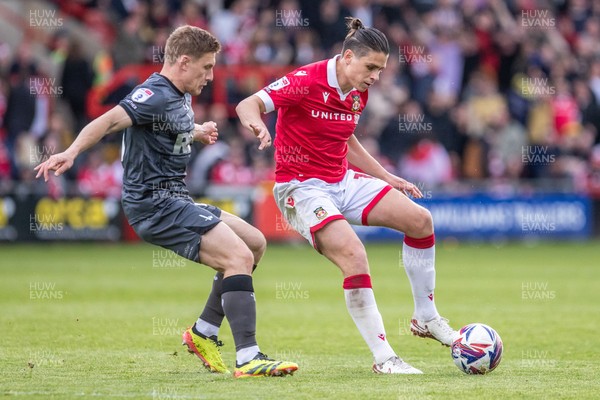 260425 - Wrexham v Charlton Athletic - Sky Bet League 1 - George Dobson of Wrexham AFC