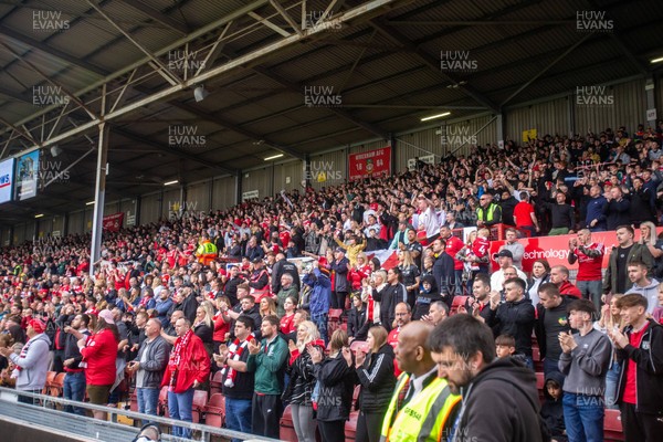 260425 - Wrexham v Charlton Athletic - Sky Bet League 1 - Wrexham fans ahead of kick off