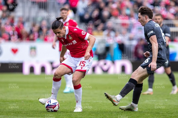 260425 - Wrexham v Charlton Athletic - Sky Bet League 1 - George Dobson of Wrexham AFC