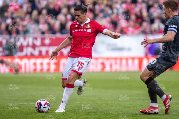 260425 - Wrexham v Charlton Athletic - Sky Bet League 1 - George Dobson of Wrexham AFC