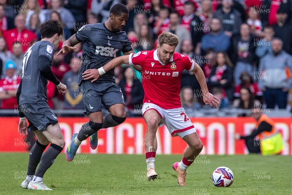 260425 - Wrexham v Charlton Athletic - Sky Bet League 1 - Sam Smith of Wrexham AFC on the ball