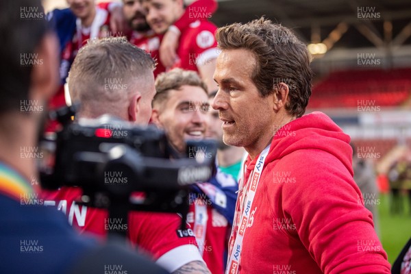 260425 - Wrexham v Charlton Athletic - Sky Bet League 1 - Wrexham co-owner Ryan Reynolds