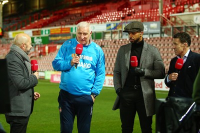 011218  Wrexham AFC v Newport County - Emirates FA Cup - Round 2 -  Assistant Manager of Wrexham Graham Barrow gives an interview to BT Sport after the game