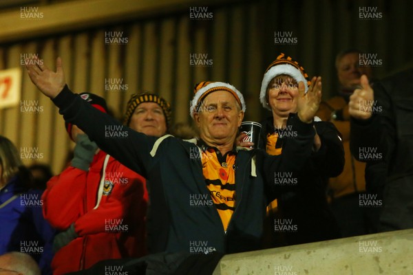 011218  Wrexham AFC v Newport County - Emirates FA Cup - Round 2 -  Fans  of Newport County enjoy the game