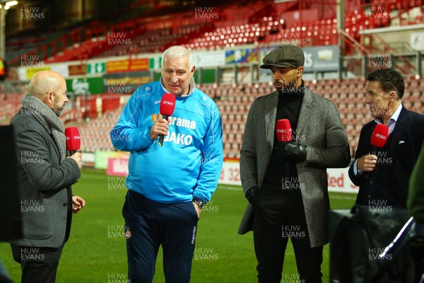 011218  Wrexham AFC v Newport County - Emirates FA Cup - Round 2 -  Assistant Manager of Wrexham Graham Barrow gives an interview to BT Sport after the game