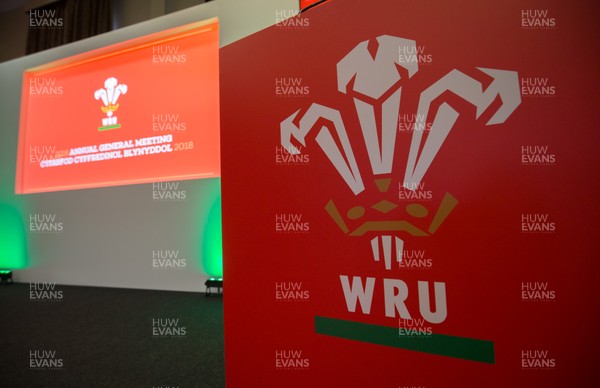 141018 - WRU Annual General Meeting, The Vale Hotel - A general view at the start of the WRU AGM
