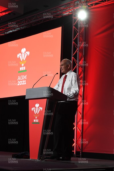 171021 - Welsh Rugby Union Annual General Meeting - Rob Butcher during the WRU AGM