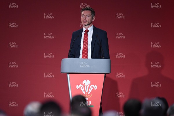 171021 - Welsh Rugby Union Annual General Meeting - Tim Moss during the WRU AGM