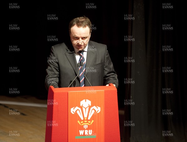 211012 -  WRU Annual General Meeting - WRU Group Finance Director, Steve Phillips during the WRU Annual General Meeting