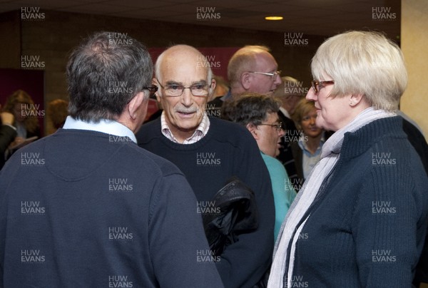 211112 - Welsh Rugby Union AGM, Port Talbot -   Representatives of the members clubs arrive for the WRU AGM at the Princess Royal Theatre, Port Talbot