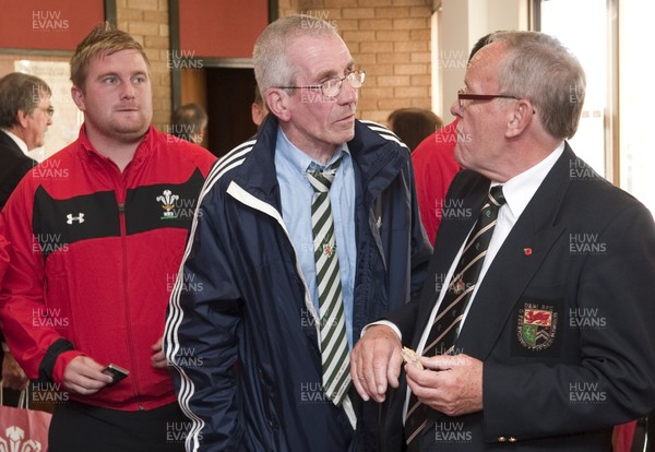 211112 - Welsh Rugby Union AGM, Port Talbot -   Representatives of the members clubs arrive for the WRU AGM at the Princess Royal Theatre, Port Talbot