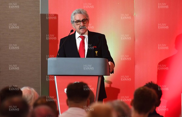 301022 - Welsh Rugby Union Annual General Meeting -  WRU President Gerald Davies during the WRU AGM