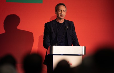 301125 - Welsh Rugby Union AGM, Vale Hotel - Welsh Rugby Union Director of Rugby and Elite Performance Dave Reddin addresses delegates at the AGM