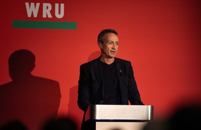 301125 - Welsh Rugby Union AGM, Vale Hotel - Welsh Rugby Union Director of Rugby and Elite Performance Dave Reddin addresses delegates at the AGM