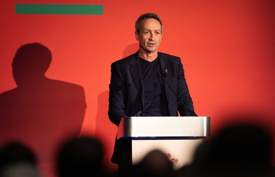 301125 - Welsh Rugby Union AGM, Vale Hotel - Welsh Rugby Union Director of Rugby and Elite Performance Dave Reddin addresses delegates at the AGM